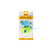 Mop egerek macskajáték, 2 darab, kék + zöld