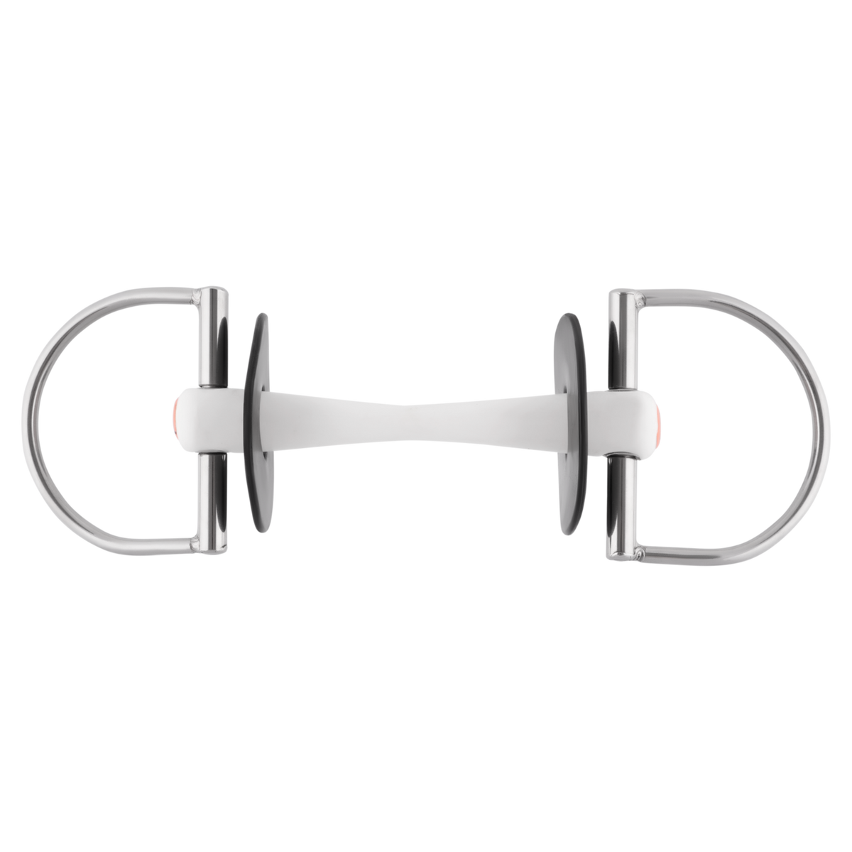 Trensă NATHE cu inele D 20 mm, cu muștiuc fix flexibil (Mullen)