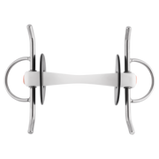 Trensă NATHE Full Cheek 20 mm, cu muștiuc fix flexibil (Mullen)