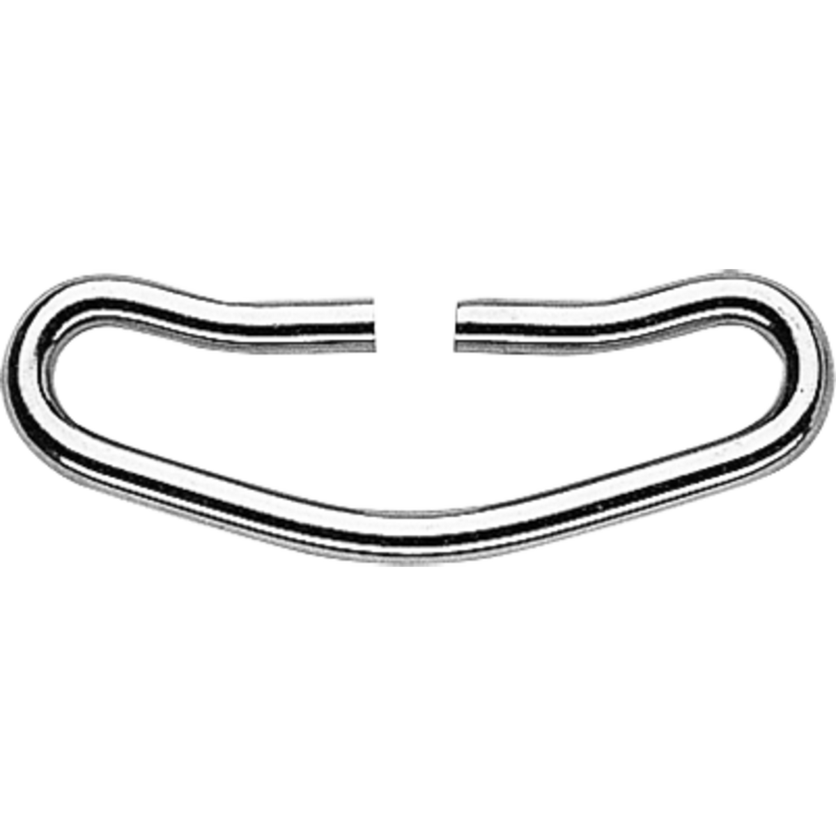Inel oval pentru brațele gâtarului - oțel inoxidabil, lungime 100 mm