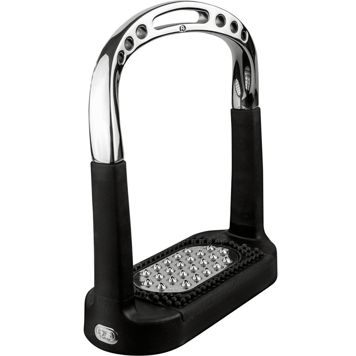 Scări de șa FLEXCITE Grip - oțel inoxidabil, mărime 120 mm