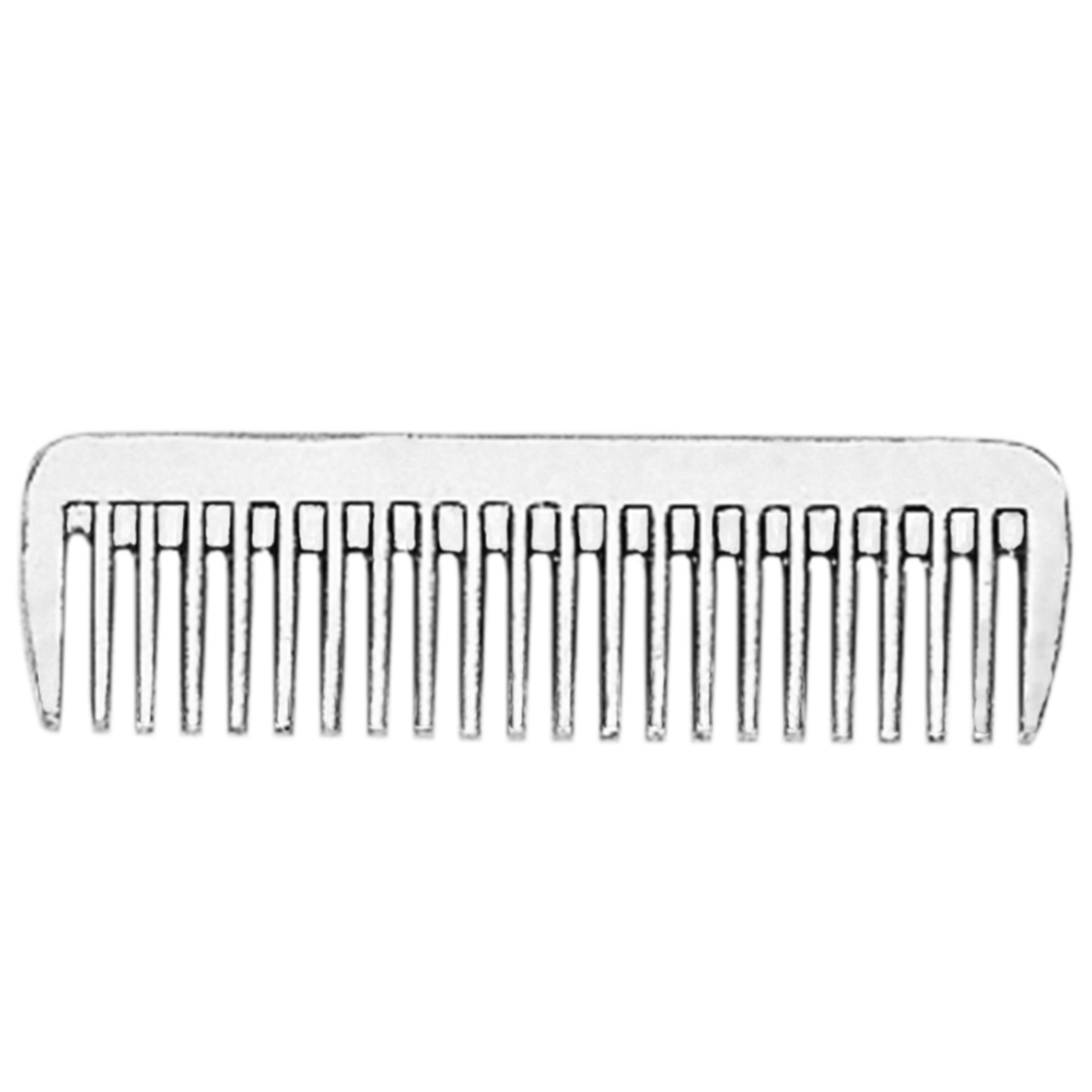 Pieptene pentru coamă - aluminiu, dimensiuni 90 x 25 mm
