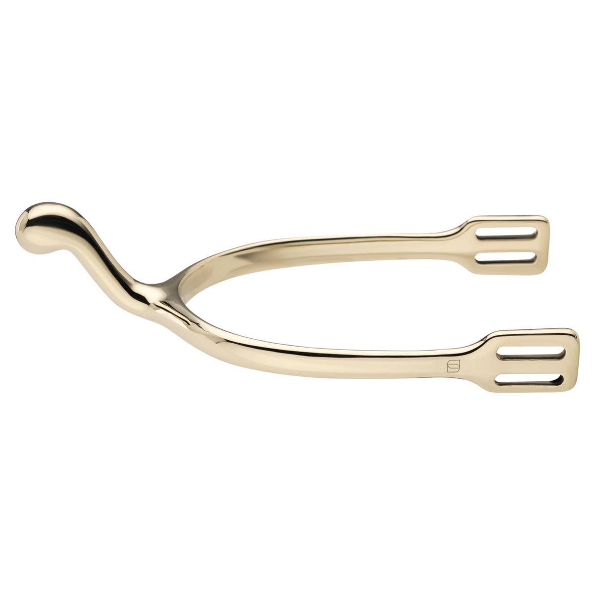 Pinteni gât de lebădă - alpaca lustruită intens, 40 mm rotunjit