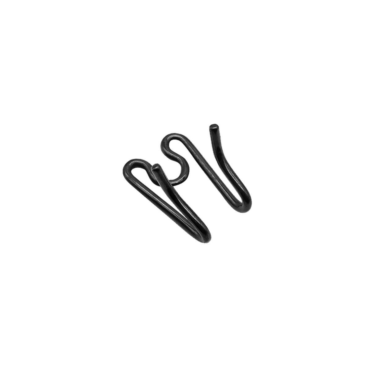 Herm Sprenger, középső hosszabbító szemek Prong nyakörvhöz kutyák számára, fekete rozsdamentes acél, 3 cm, 2,25 mm