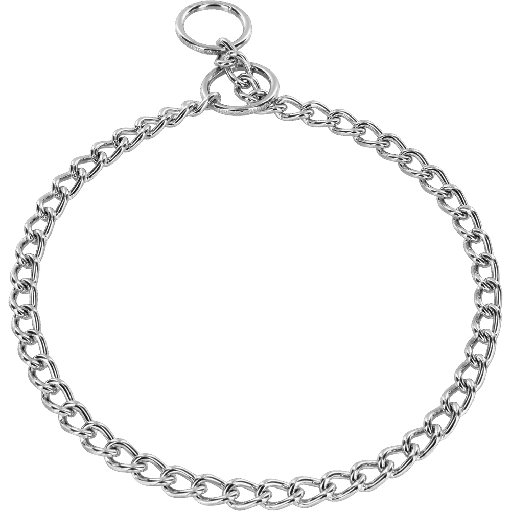 Sprenger kiképző nyakörv kutyáknak kerek, krómozott acélszemekkel, 2,5 mm