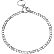 Sprenger kiképző nyakörv kutyáknak keskeny, kerek, krómozott acélszemekkel, 3,0 mm