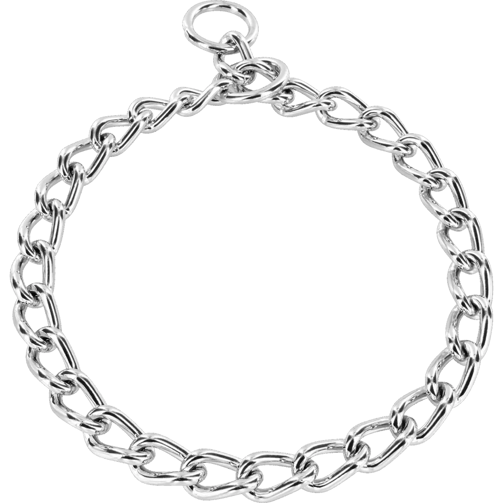 Extra erős Sprenger kiképző nyakörv kerek, krómozott acélszemekkel, 5,0 mm