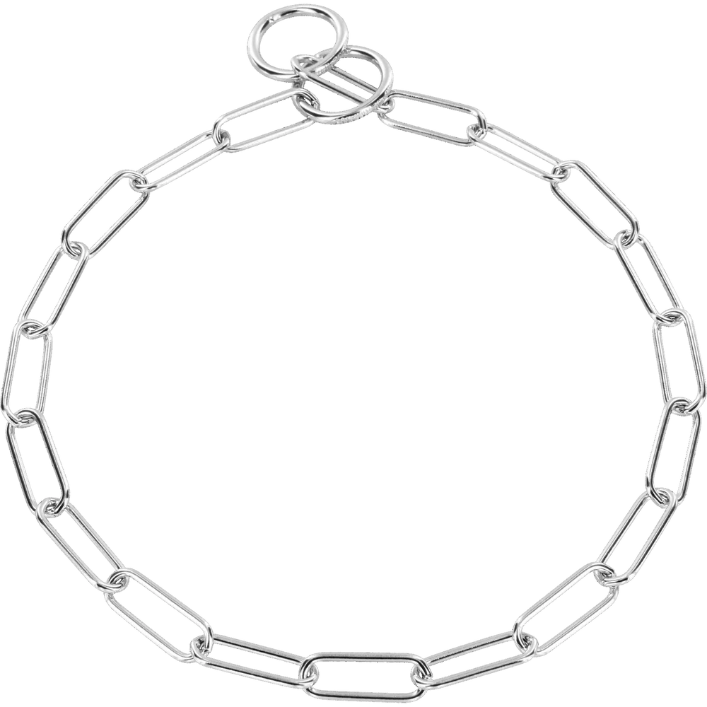 Nyakörv hosszú szemekkel – krómozott acél, 2,0 mm