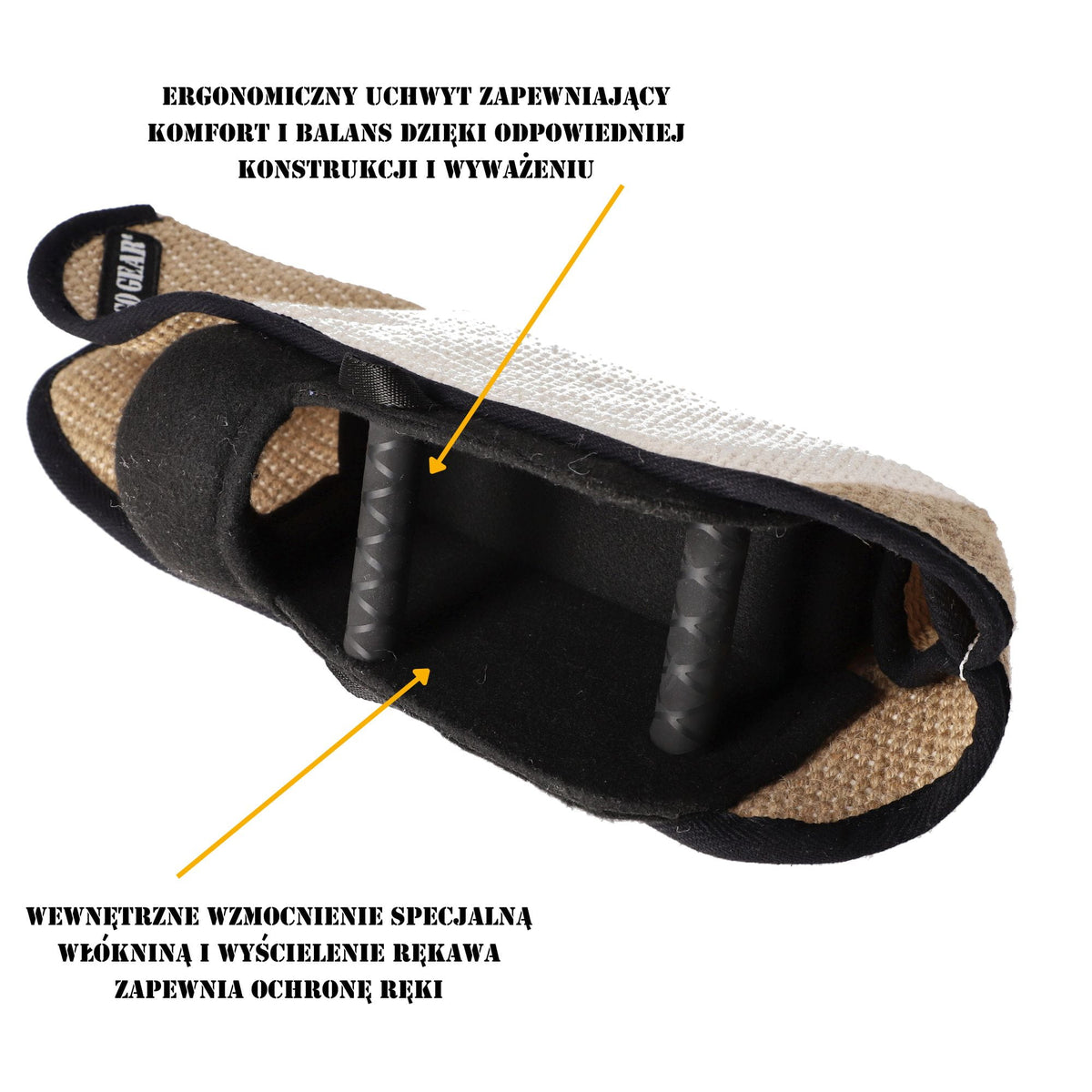 Dingo Gear WOLF – manșon universal ușor de dresaj din iută, SOFT