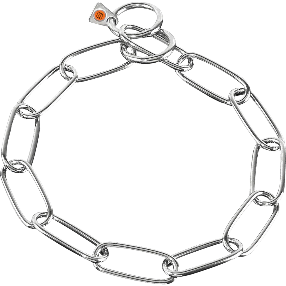 Hosszú szemű nyakörv, rozsdamentes acélból, 4,0 mm