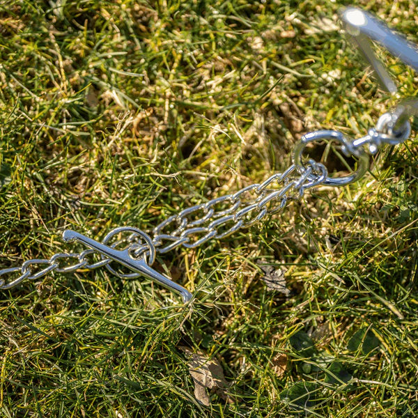 Hámhoz való lánc – nikkelezett acél, 3,0 mm / 79"