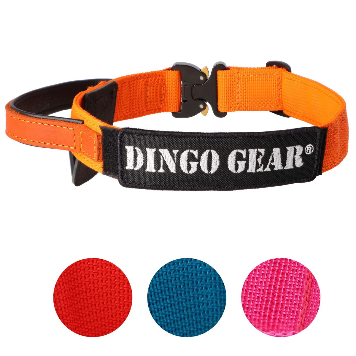 Dingo Gear – Zgardă tactică COBRA din chingă de polipropilenă, cu mâner
