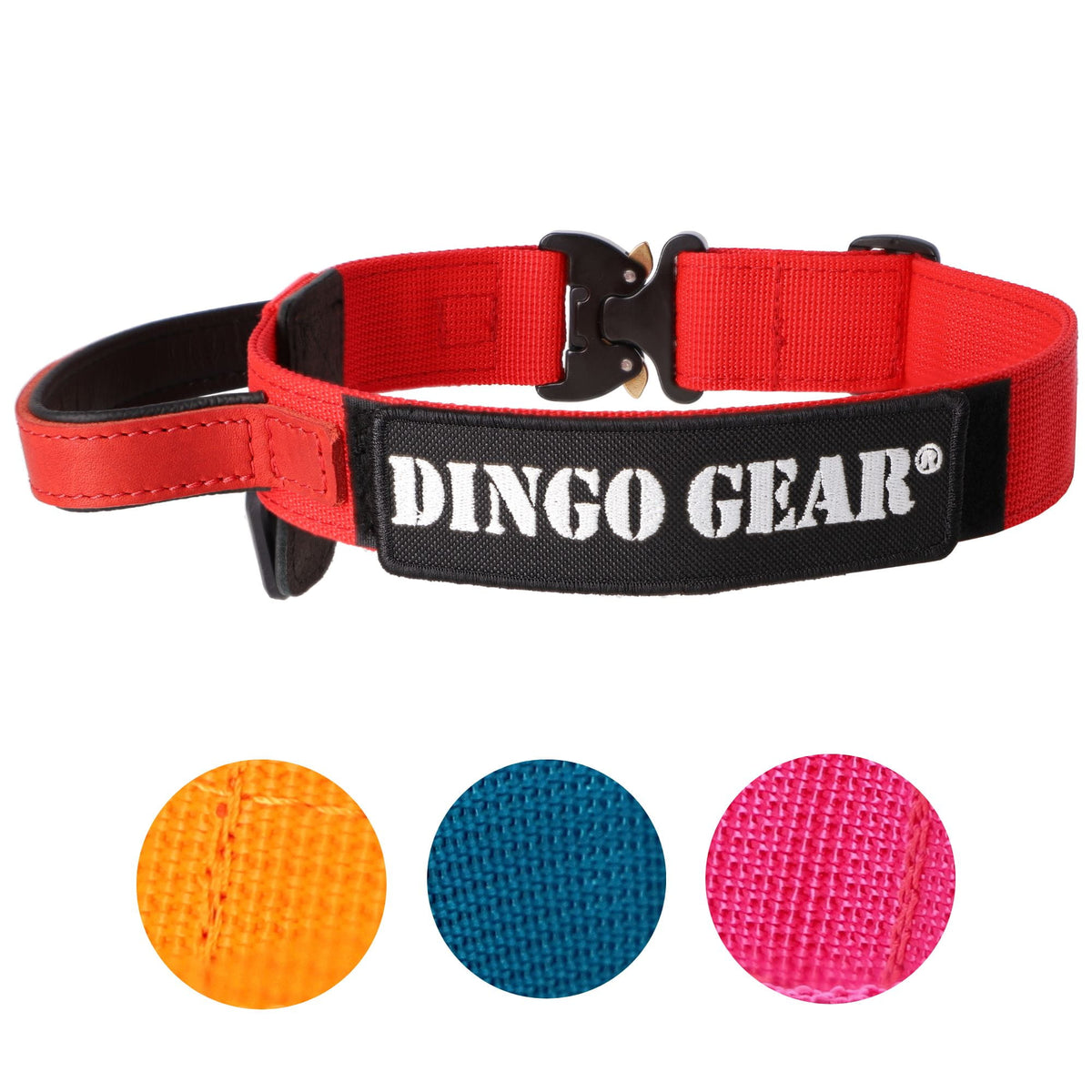 Dingo Gear – Zgardă tactică COBRA din chingă de polipropilenă, cu mâner