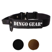Dingo Gear – Zgardă tactică COBRA cu mâner, maro coyote și negru