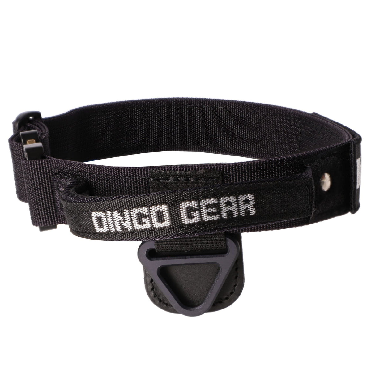 Dingo Gear – Zgardă tactică COBRA cu mâner, maro coyote și negru
