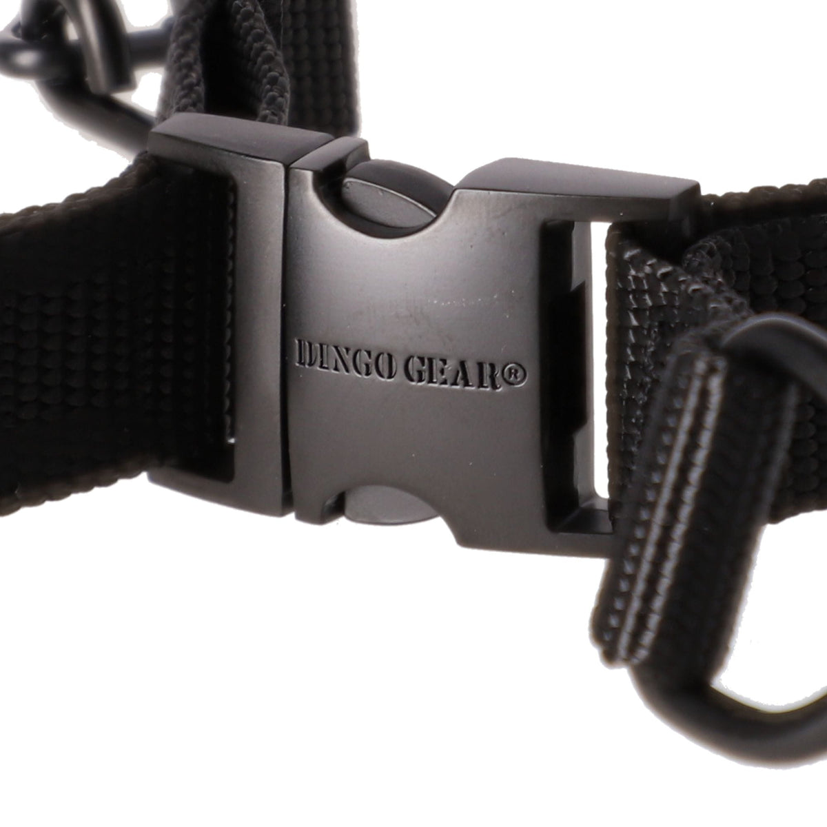 Dingo Gear – Zgardă cu țepi rotunjiți, neagră
