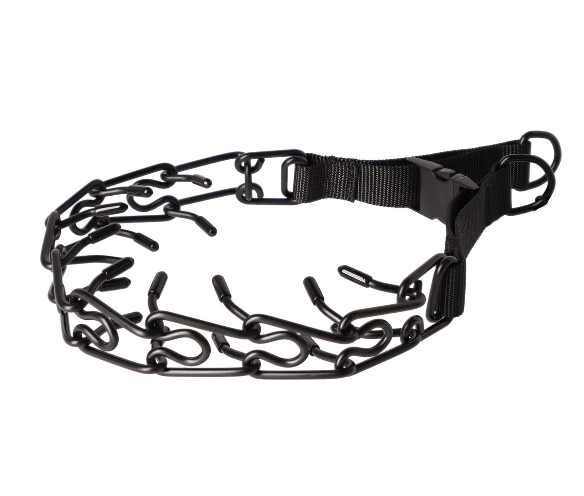 Dingo Gear – Zgardă cu țepi rotunjiți, neagră