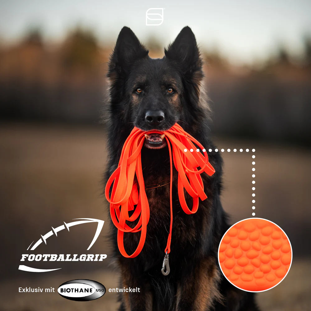 BioThane® Drag Lead póráz „Footballgrip” fogantyúkkal, Sprenger