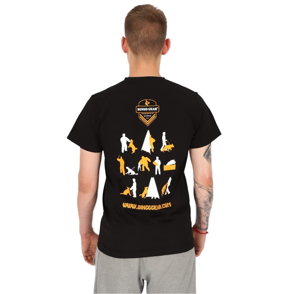 Dingo Gear – Tricou negru cu logo Dingo Gear