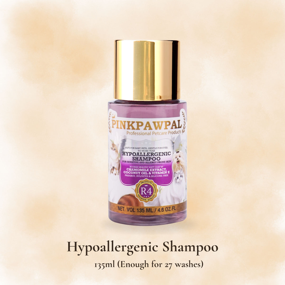 Hypoallergenic Shampoo – Hipoallergén sampon érzékeny bőrű macskák és kutyák számára