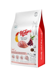 Natura Low Grain Kitten Starter száraz macskatáp kiscicáknak csirkével és szőlővel, 2 Kg