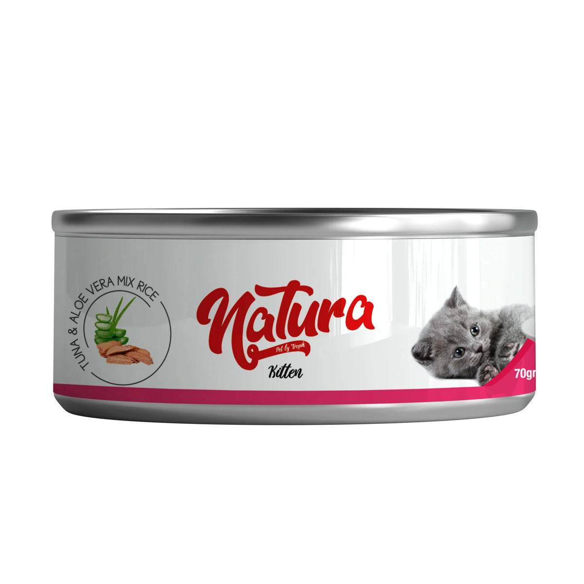 Natura tonhalas és aloe verás konzerv macskáknak, szószban, 70 gr
