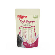 Natura Cat csirkés és vörösáfonyás püré 5 × 12 g