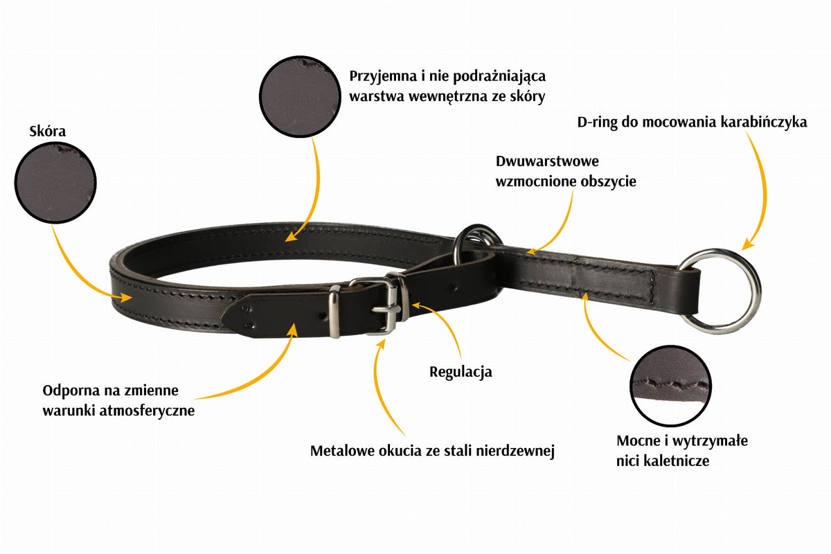 Dupla bőr ugatásgátló nyakörv