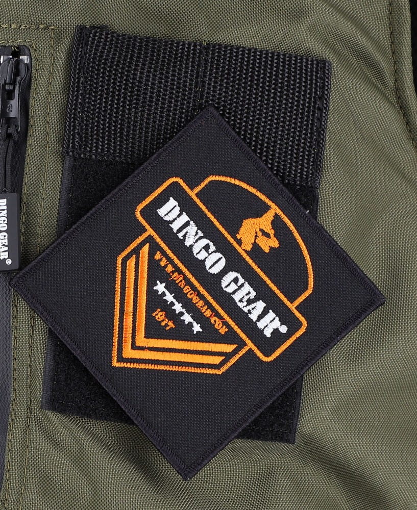 Dingo Gear – Négy évszakos kutyakiképző mellény kapucnival, zöld színben