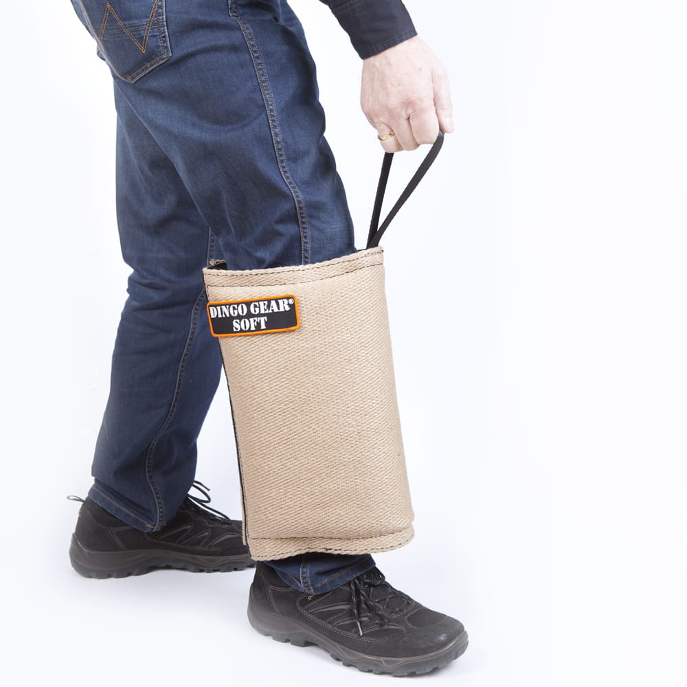 Dingo Gear – jutából készült rövid lábkarvédő kiképzéshez, SOFT keménység
