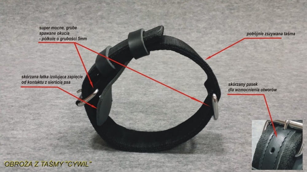 Dingo Gear CYWIL – Fekete hevedernyakörv