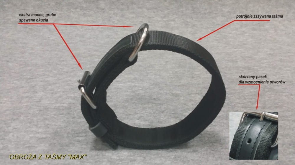 Dingo Gear MAX – hevedernyakörv, fekete