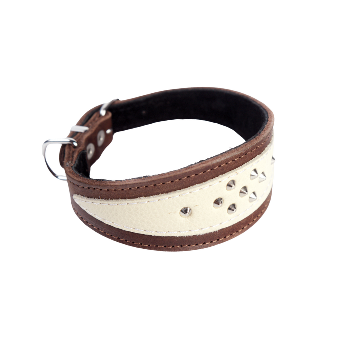 Bőr nyakörv agaraknak, Whippet Soft