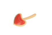 Szív alakú bambuszkefe