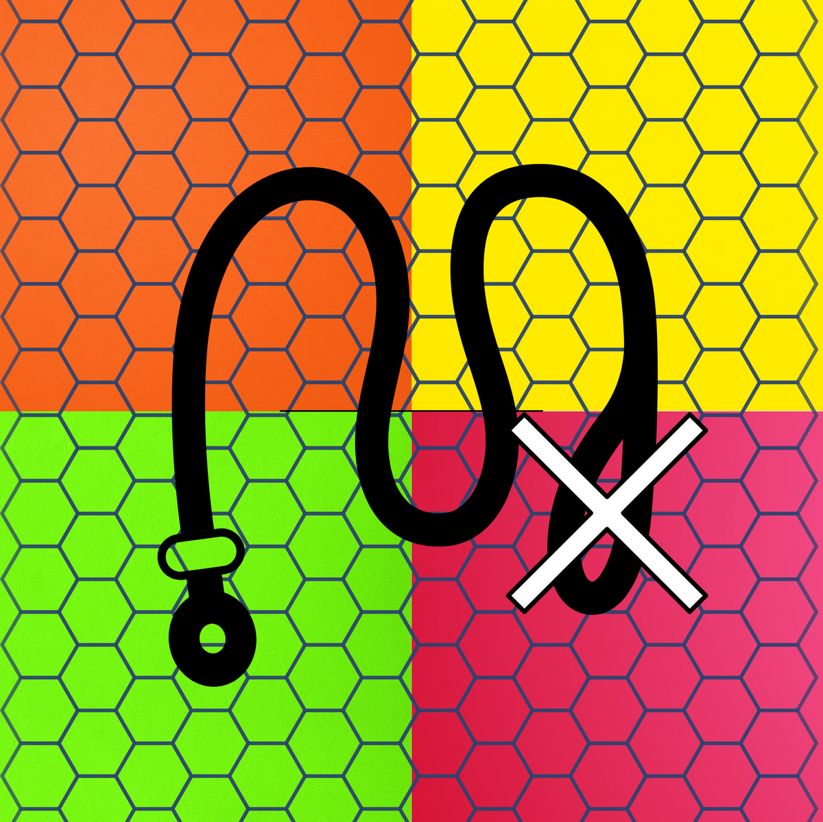Fogantyú nélküli Flex Honey kiképzőpóráz