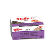 Natura tonhal- és rákhús-keverékes macskakonzerv szószban, 70 gr