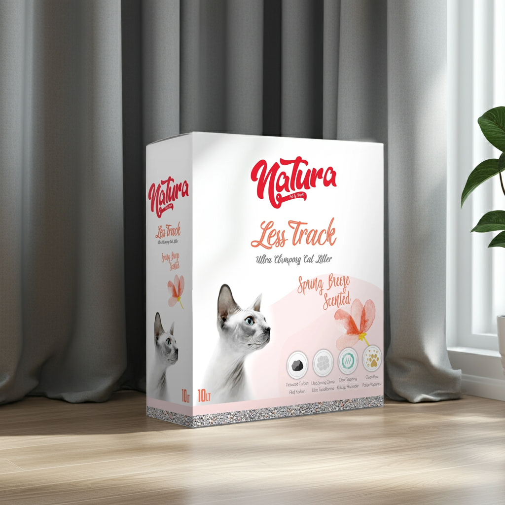 Natura Less Track Spring Breeze illatos bentonitos macskaalom