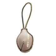 Dingo Gear – lapos, természetes bőrből készült kiképzőlabda, 12 × 9 cm, vegyes színek