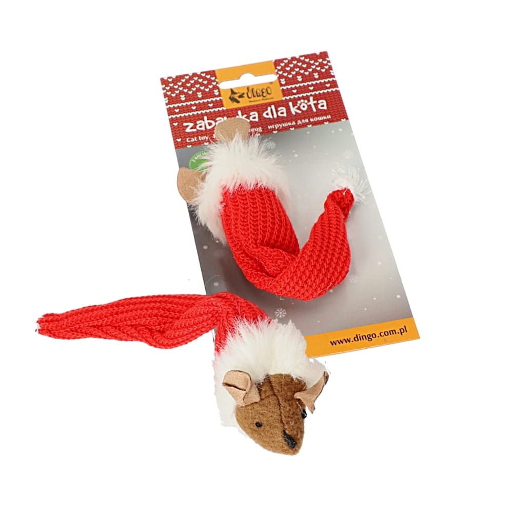 Santa egér – karácsonyi macskajáték
